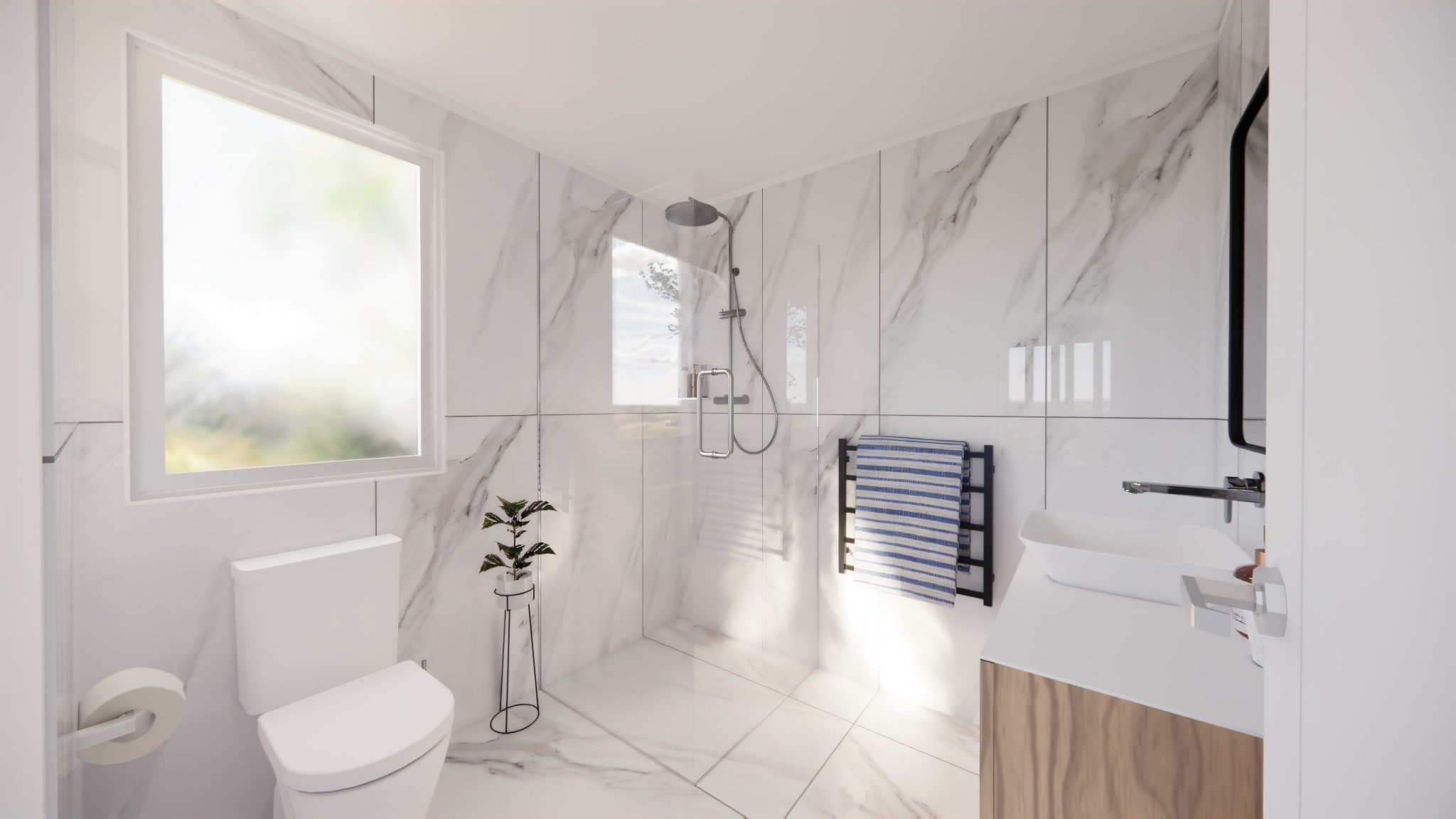 3 takurua rise bathroom

