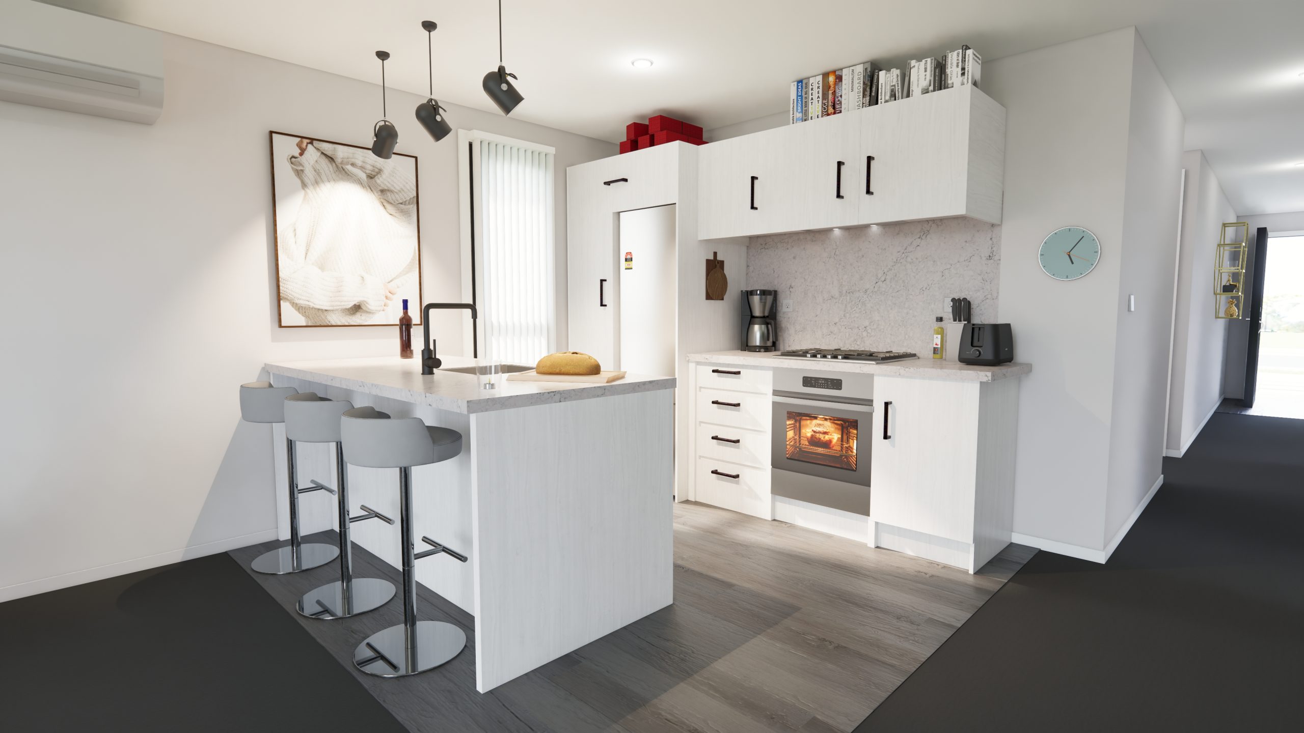 25 Turau Road Kitchen Render